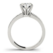 Round Diamond Channel Set Engagement Ring | 1.25 Carat Total Weight