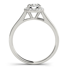 Round Diamond Halo Ring | 0.35 Carat Total Weight