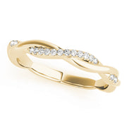 Diamond Twisted Band | 0.10 Carat Total Weight