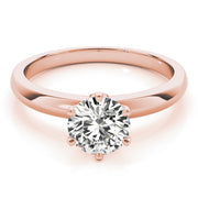 Round Diamond Tiffany Engagement Ring