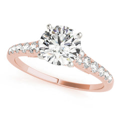 Round Diamond Prong Set Engagement Ring | 0.25 Carat Total Weight
