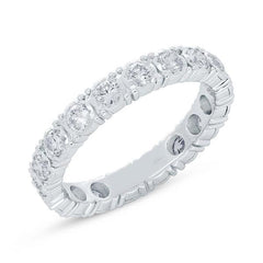 White Gold Eternity Diamond Band | 1.22 Carat Total Weight