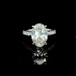 Platinum Oval Diamond Engagement Ring