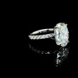Platinum Oval Diamond Engagement Ring