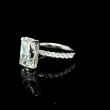 Platinum Radiant Diamond Engagement Ring