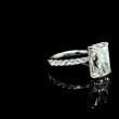 Platinum Radiant Diamond Engagement Ring