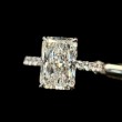 Platinum Radiant Diamond Engagement Ring