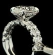 Platinum Oval Diamond Engagement Ring