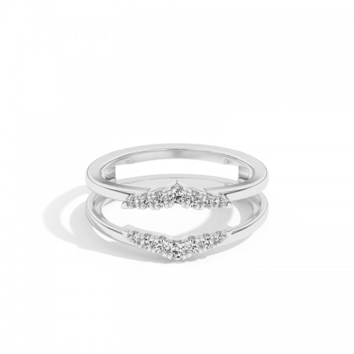Isabella 0.19 Ct Round Diamond Ring Guard