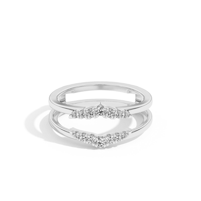 Isabella 0.19 Ct Round Diamond Ring Guard