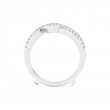 Penelope 0.33 Ct Round Diamond Ring Guard