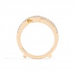 Penelope 0.33 Ct Round Diamond Ring Guard