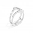 Valentina 0.32 Ct Round Diamond Ring Guard