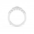Ophelia 1.02 Ct Crown Round Diamond Ring Guard