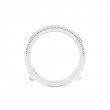 Aurora 0.31 Ct Round Diamond Ring Guard
