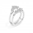 Seraphina 0.65 Ct Round Diamond Ring Guard