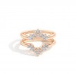 Seraphina 0.65 Ct Round Diamond Ring Guard