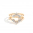 Seraphina 0.65 Ct Round Diamond Ring Guard