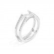 Catalina 0.33 Ct Round Diamond Ring Guard