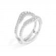 Selene 0.84 Ct Round Diamond Ring Guard