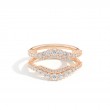 Selene 0.84 Ct Round Diamond Ring Guard