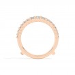 Selene 0.84 Ct Round Diamond Ring Guard