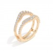 Selene 0.84 Ct Round Diamond Ring Guard