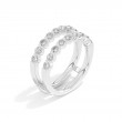 Camelia 0.96 Ct Round Diamond Ring Guard