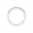 Camelia 0.96 Ct Round Diamond Ring Guard