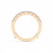 Camelia 0.96 Ct Round Diamond Ring Guard