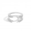 Jade 0.32 Ct Round Diamond Ring Guard
