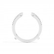Jade 0.32 Ct Round Diamond Ring Guard
