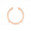 Jade 0.32 Ct Round Diamond Ring Guard