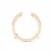 Jade 0.32 Ct Round Diamond Ring Guard