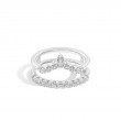 Bianca 0.94 Ct Round/Marquise Diamond Ring Guard