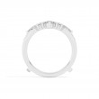 Bianca 0.94 Ct Round/Marquise Diamond Ring Guard