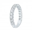 18K White Gold Round Diamond Wedding Band