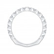 18K White Gold Round Diamond Wedding Band