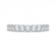 18K White Gold Round Diamond Wedding Band