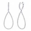 0.40ct 14k White Gold Diamond Earrings