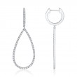0.40ct 14k White Gold Diamond Earrings