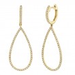 0.40ct 14k Yellow Gold Diamond Earrings
