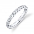 0.55ct 14k White Gold Diamond Lady's Band