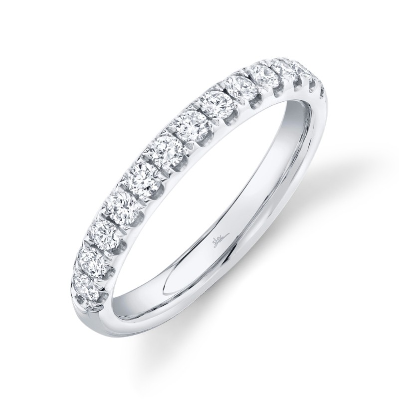 0.55ct 14k White Gold Diamond Lady's Band