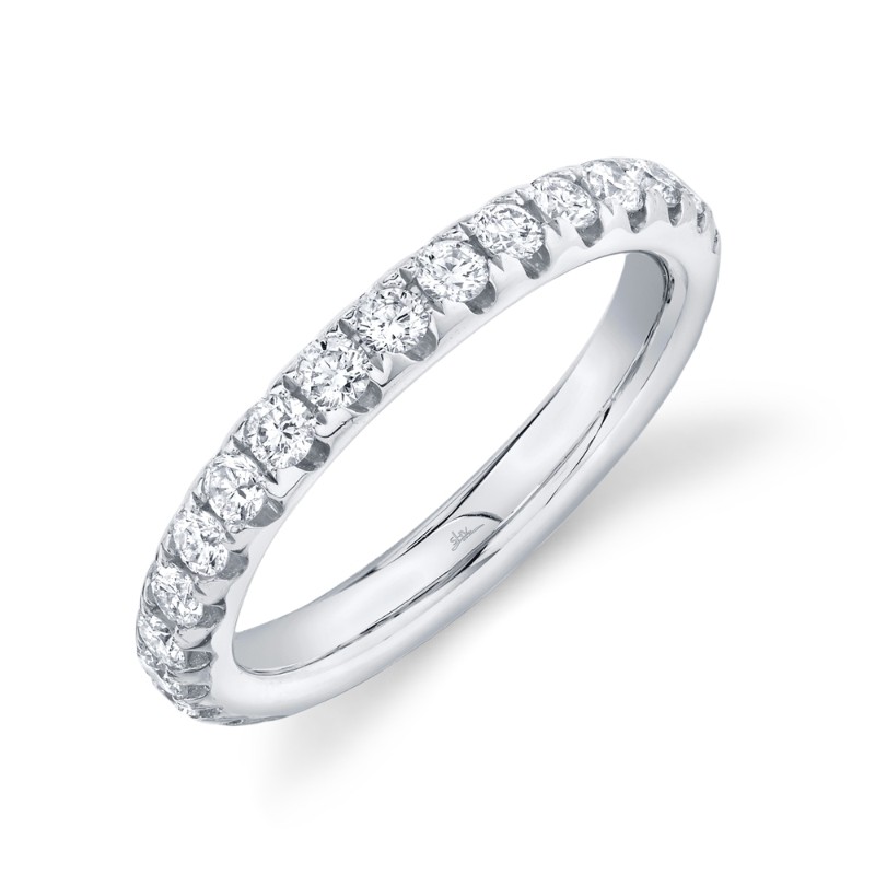 1.21Ct 14K White Gold Diamond Eternity Band Size 7