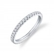 0.53Ct 14K White Gold Diamond Eternity Band Size 5