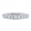 1.92Ct 14K White Gold Diamond Eternity Band Size 6.5