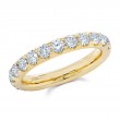 2.08Ct 14K Yellow Gold Diamond Eternity Band Size 8