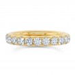 2.08Ct 14K Yellow Gold Diamond Eternity Band Size 8