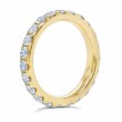 2.08Ct 14K Yellow Gold Diamond Eternity Band Size 8